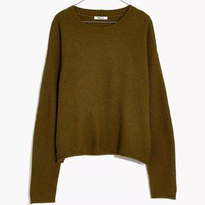Madewell Seagrove Pullover Sweater in Desert Moss